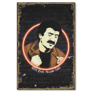 Müslüm Gürses Holzposter Ahsap resim MG004