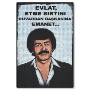 Müslüm Gürses Retro Holzposter Ahsap Resim MG008