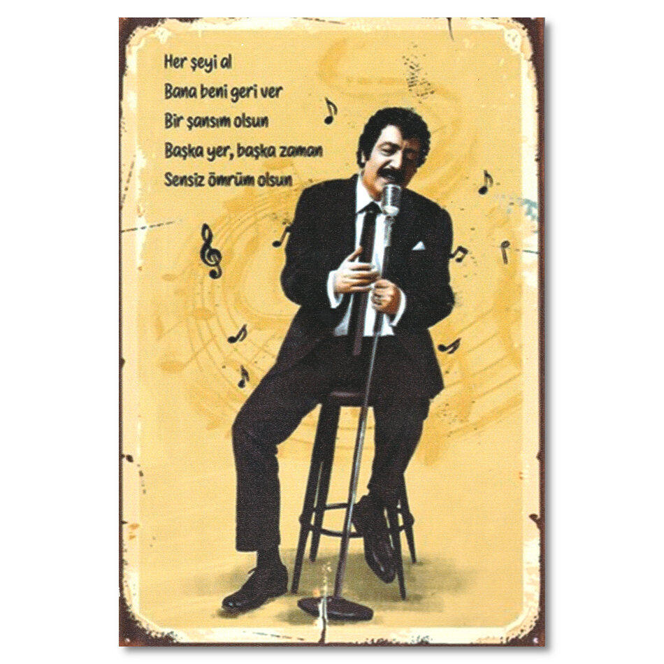 Müslüm Gürses her seyi al bana beni geri ver holzposter