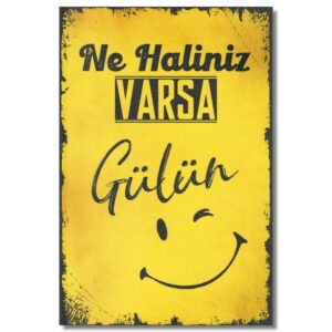 Ne Haliniz Varsa Gülün - Duvar Yazisi Wandbild