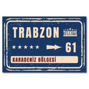 Trabzon Duvar Resmi Ahsap Poster - Holzposter