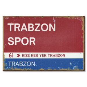 Trabzonsport Ahsap Duvar resmi Poster