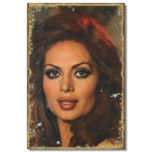 Türkan Soray Resim - Nostalji Ahsap Poster - 1355