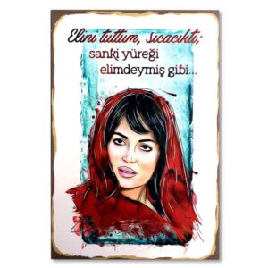 Türkan Soray Holzposter | Ahsap Resim 11292