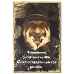 Tuncel Kurtiz Ramiz Dayi Ahsap Poster- Kaygilanma cocuk