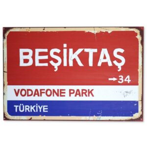 Besiktas Duvar Resmi | Ahsap Poster | Holzposter