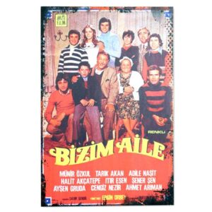 Bizim Aile - Yesilcam Nostalji Resim Holzposter, Ahsap Poster