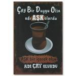 Cay Adi Ask Ahsap Poster Holzposter
