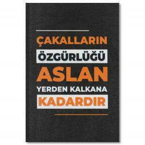 duvar yazisi cakallar aslan ahsap poster 1563