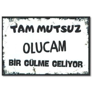 Duvar Yazisi - Tam Mutsuz Olucam - Wandbild