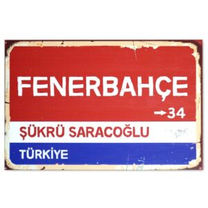 Fenerbahce Duvar Resmi | Ahsap Poster | Holzposter