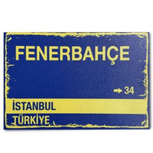 Fenerbahce Poster Duvar Resmi | Ahsap Poster | Holzposter -2
