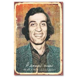 Kemal Sunal Nostalji Resim Holzposter, Ahsap Poster -1715