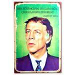 Münir Özkul Mahmut Hoca Ahsap Poster | Resim | Holzposter