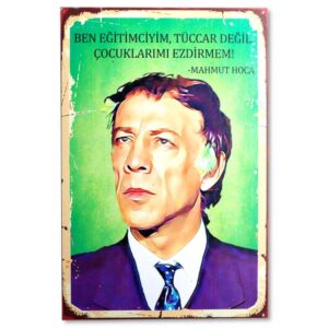 Münir Özkul Mahmut Hoca Ahsap Poster | Resim | Holzposter
