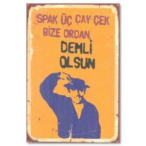 Sadri Alisik Ahsap Poster - Resim - Holzposter 1699