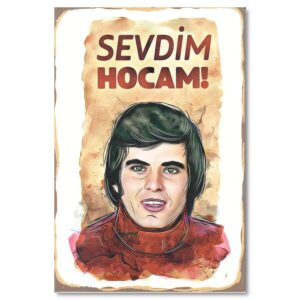 Tarik Akan Nostalji Resim Holzposter, Ahsap Poster 11293