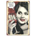 Türkan Soray Ahsap Resim - Holzposter 1544