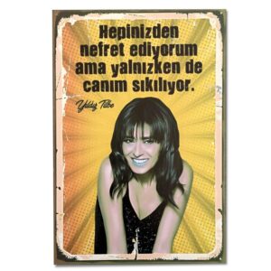 Yildiz Tilbe Holzposter Ahsap Resim -2