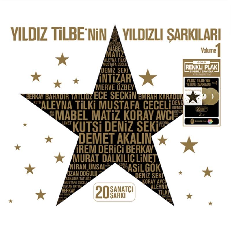 Çeşitli Sanatçılar - Yıldız Tilbe'nin Yıldızlı Şarkıları Vol. 1 (Renkli Plak) - Plak