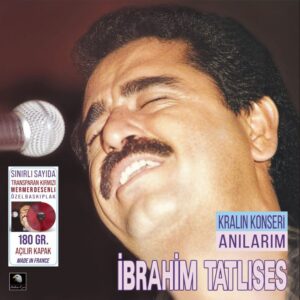 İbrahim Tatlıses - Kralın Konseri - Anılarım (Transparan Kırmızı Mermer Desenli) - Plak